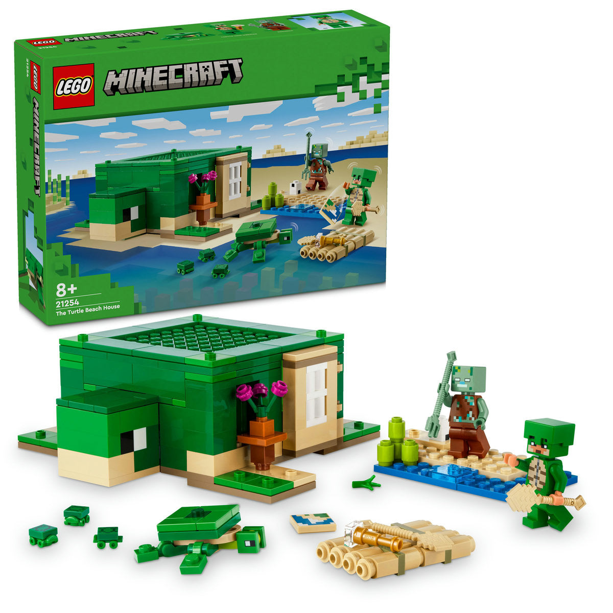 LEGO Minecraft The Turtle Beach House Toy Set 21254 - Moons Toystore