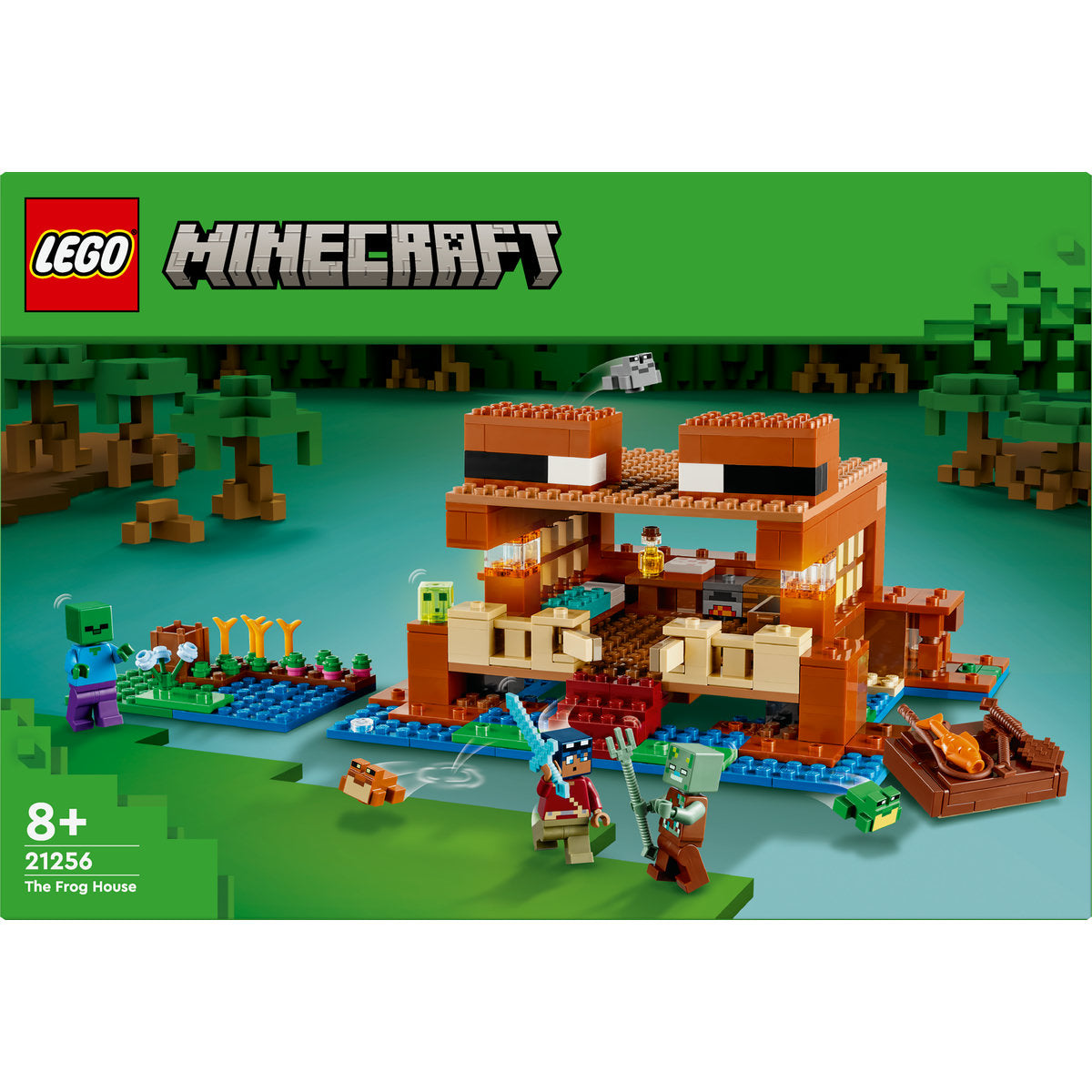 LEGO Minecraft The Frog House Toy with Animals 21256