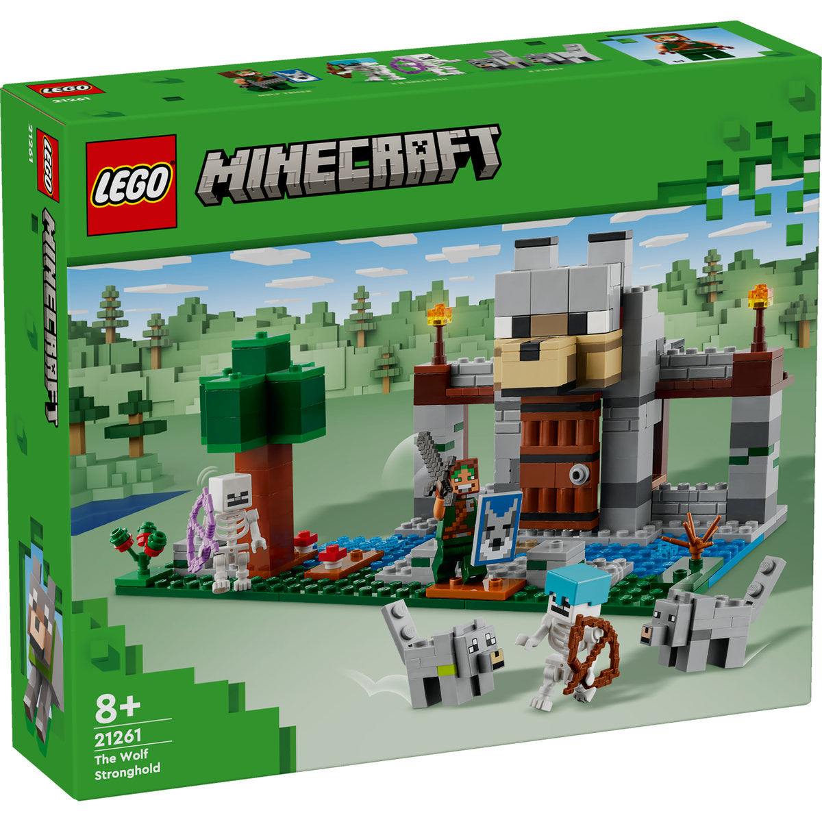 LEGO Minecraft The Wolf Stronghold Toy Set 21261