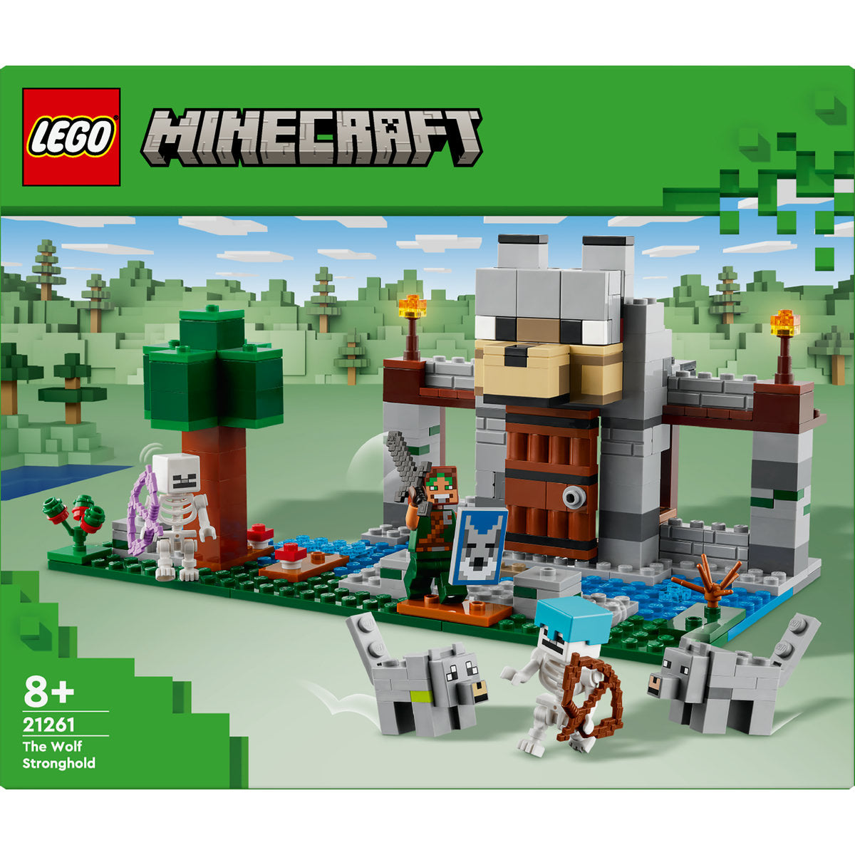 LEGO Minecraft The Wolf Stronghold Toy Set 21261
