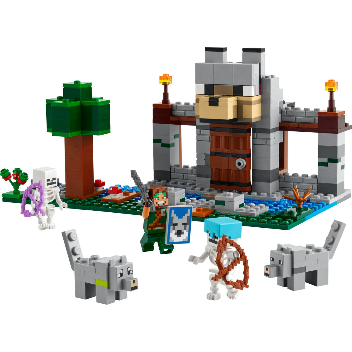 LEGO Minecraft The Wolf Stronghold Toy Set 21261