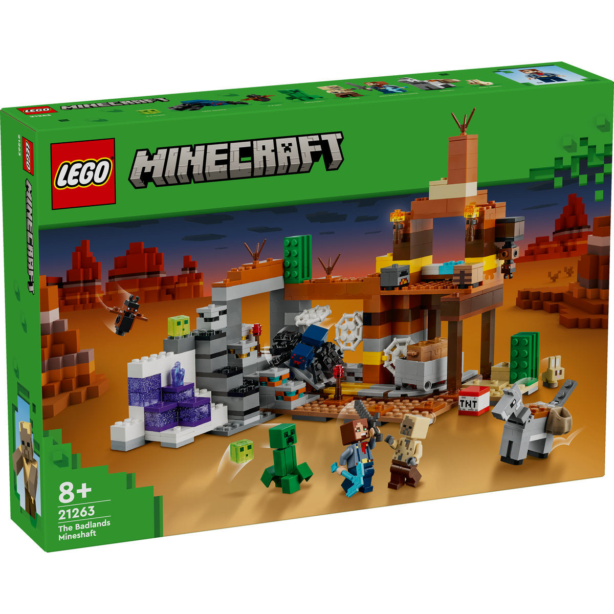 LEGO Minecraft The Badlands Mineshaft Toy Set 21263