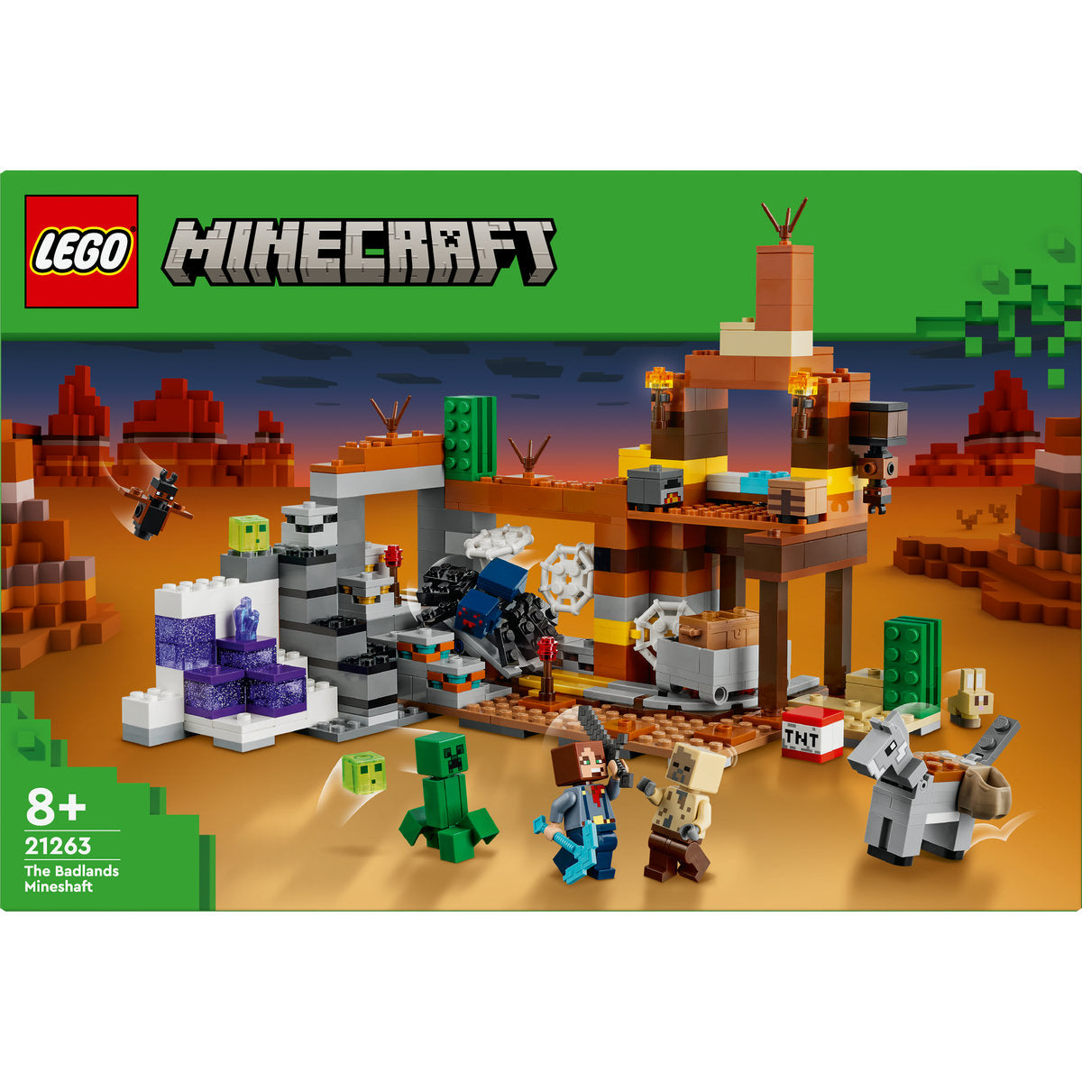 LEGO Minecraft The Badlands Mineshaft Toy Set 21263