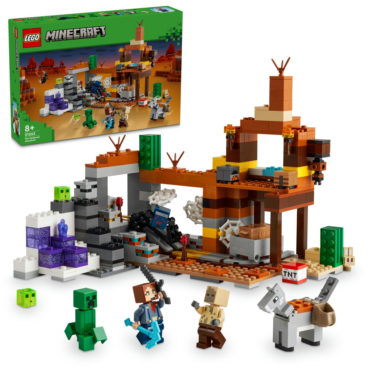 LEGO Minecraft The Badlands Mineshaft Toy Set 21263