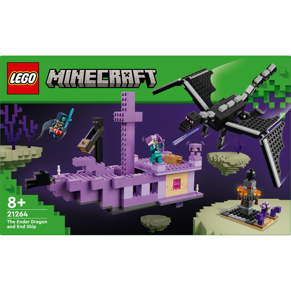 LEGO Minecraft The Ender Dragon and End Ship 21264