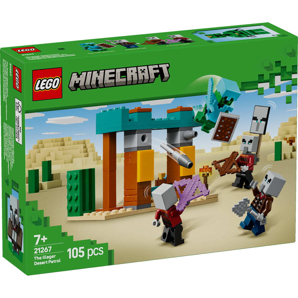 LEGO Minecraft The Illager Desert Patrol Set 21267