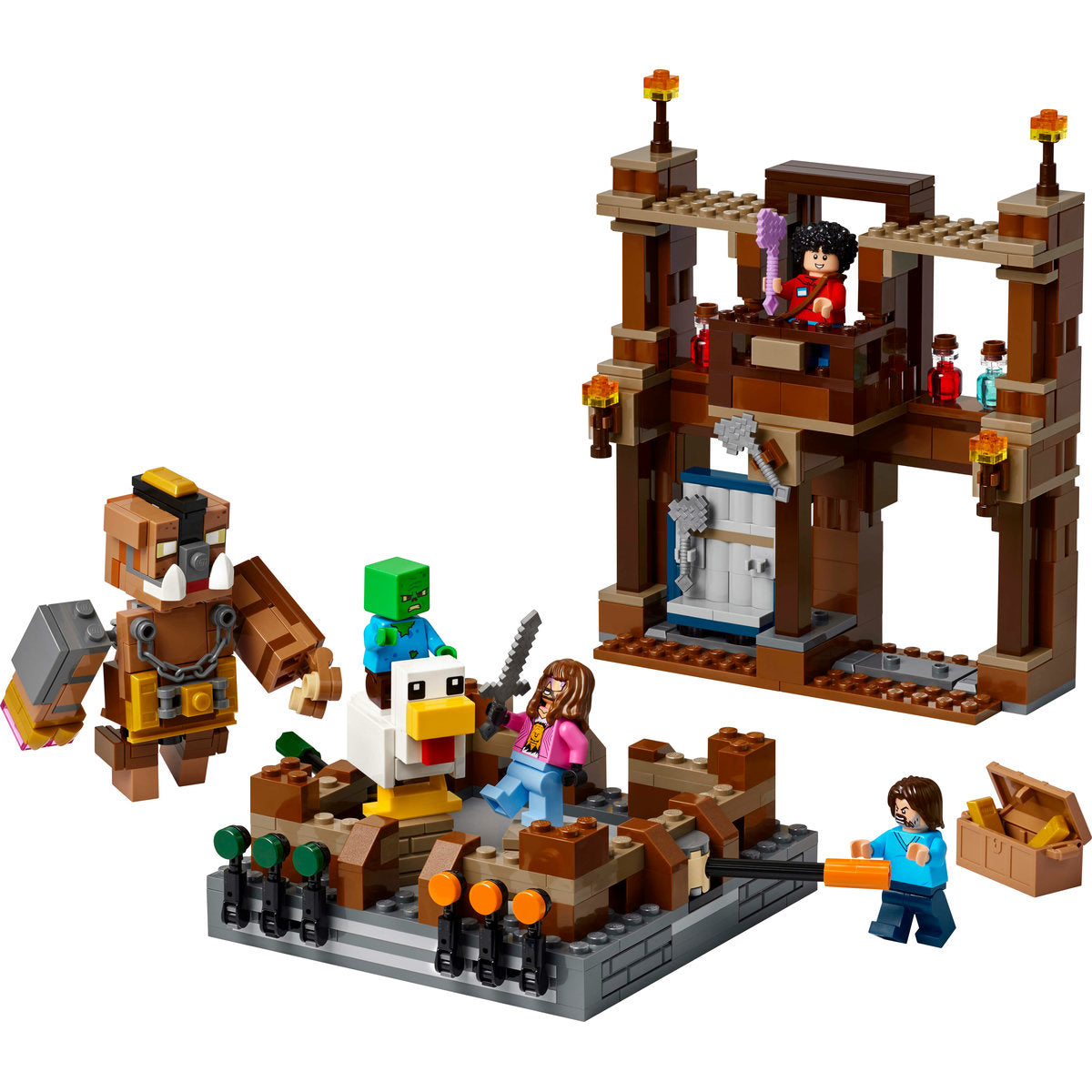 LEGO Minecraft Woodland Mansion Fighting Ring 21272