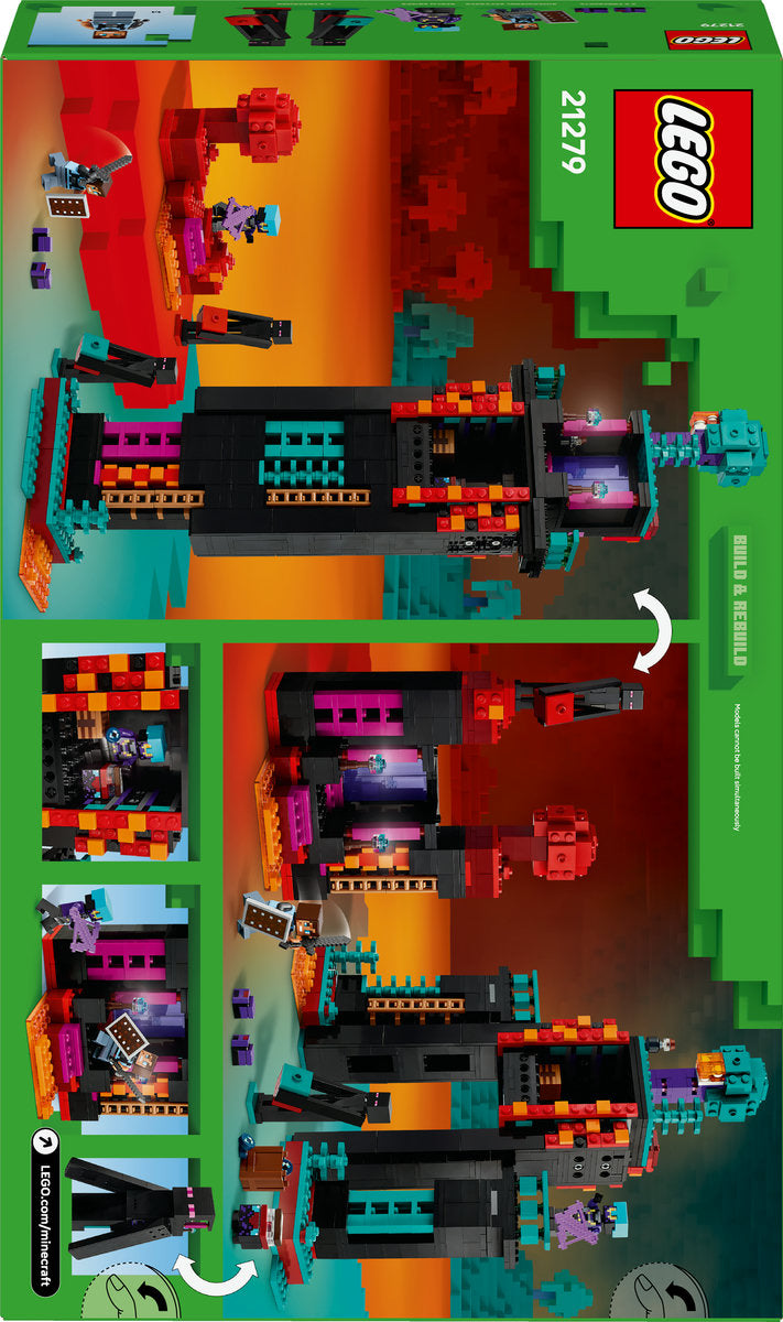 LEGO Minecraft The Enderman Tower Toy for Kids, Gamer Gift 21279