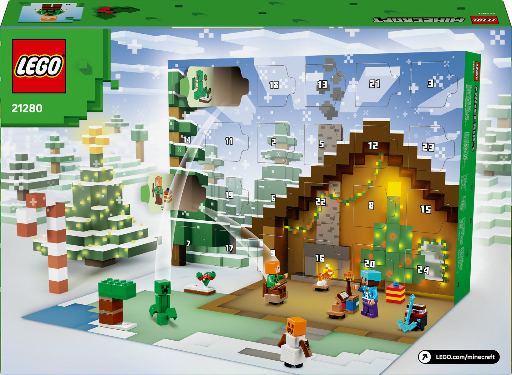 LEGO Minecraft Advent Calendar 2025 Toy 21280
