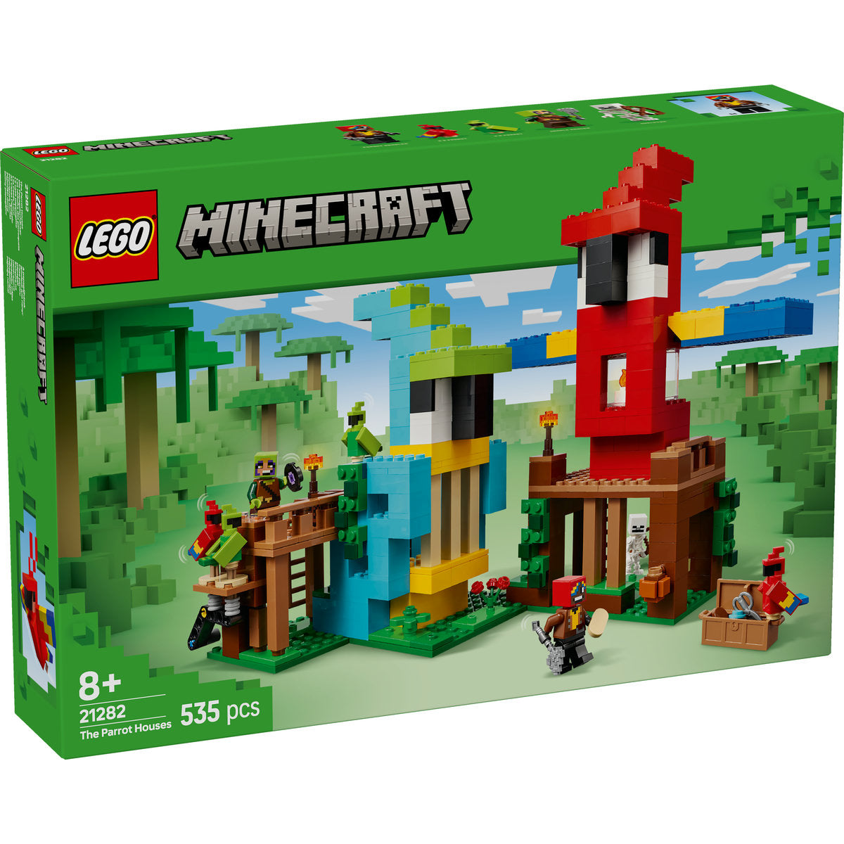 LEGO Minecraft The Parrot Houses Building Toy 21282