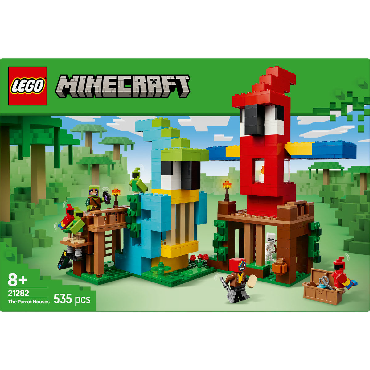 LEGO Minecraft The Parrot Houses Building Toy 21282