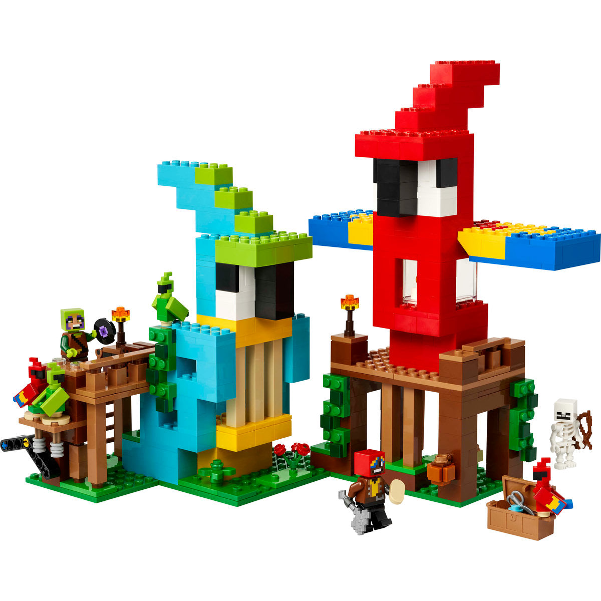LEGO Minecraft The Parrot Houses Building Toy 21282