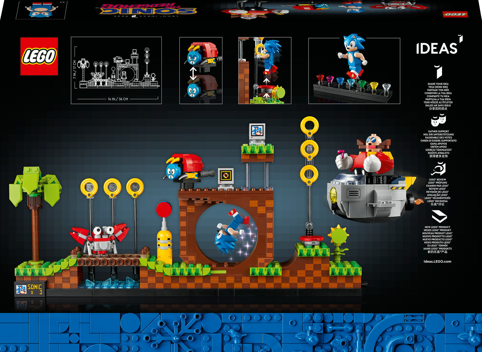 LEGO Ideas Sonic the Hedgehog™ – Green Hill Zone 21331