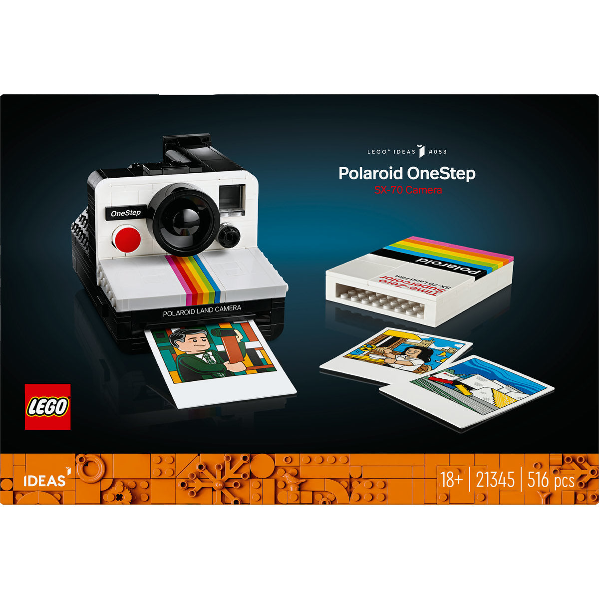 LEGO Ideas Polaroid OneStep SX-70 Camera 21345