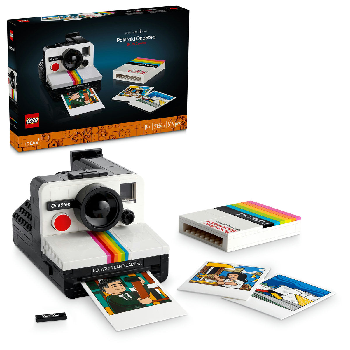 LEGO Ideas Polaroid OneStep SX-70 Camera 21345