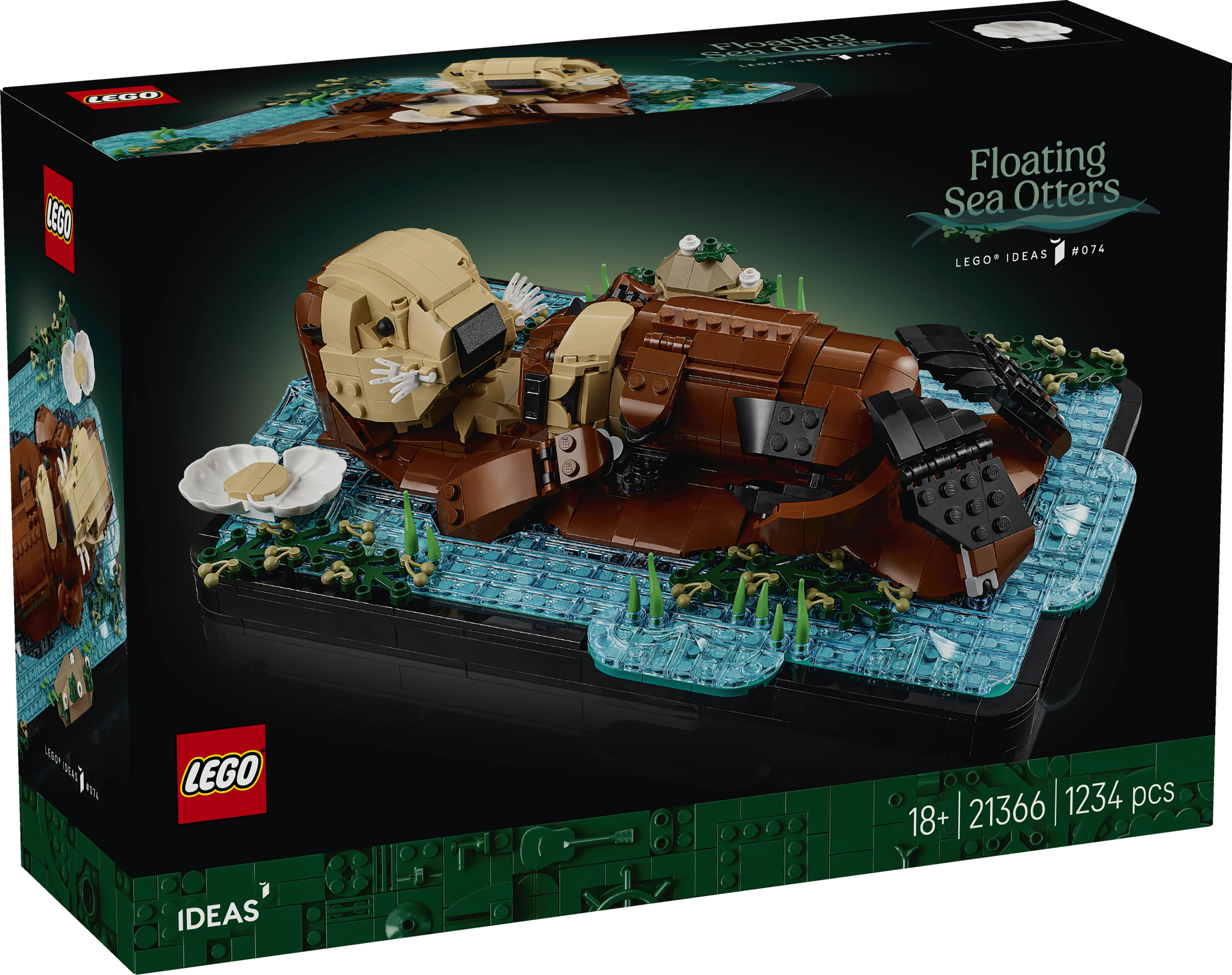 LEGO Ideas Floating Sea Otters Building Set 21366