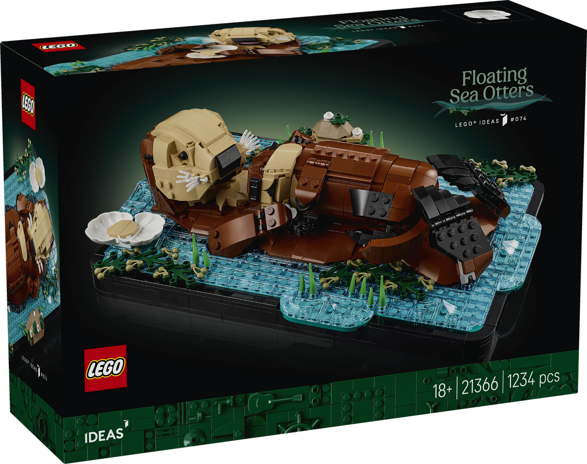 LEGO Ideas Floating Sea Otters Building Set 21366