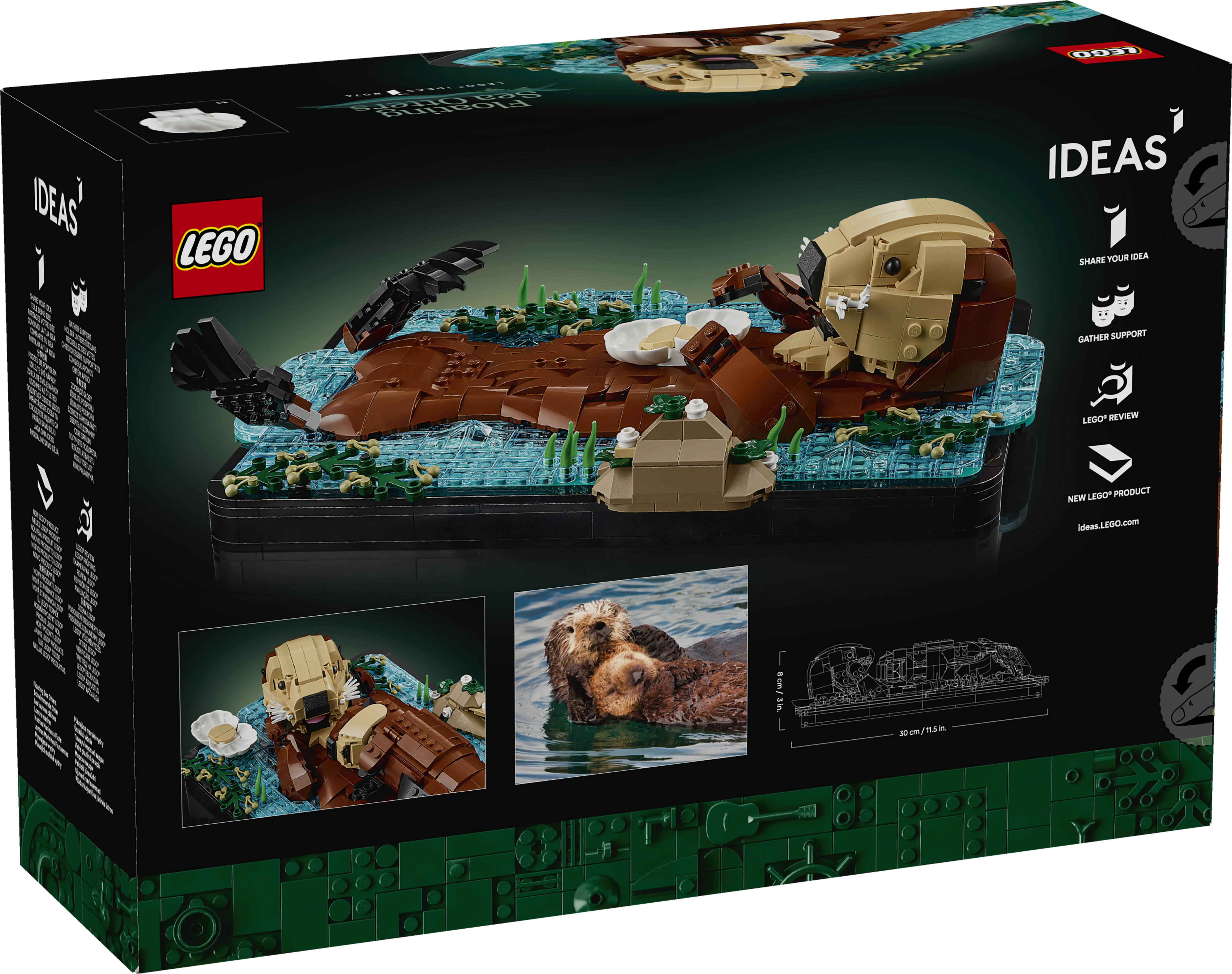 LEGO Ideas Floating Sea Otters Building Set 21366