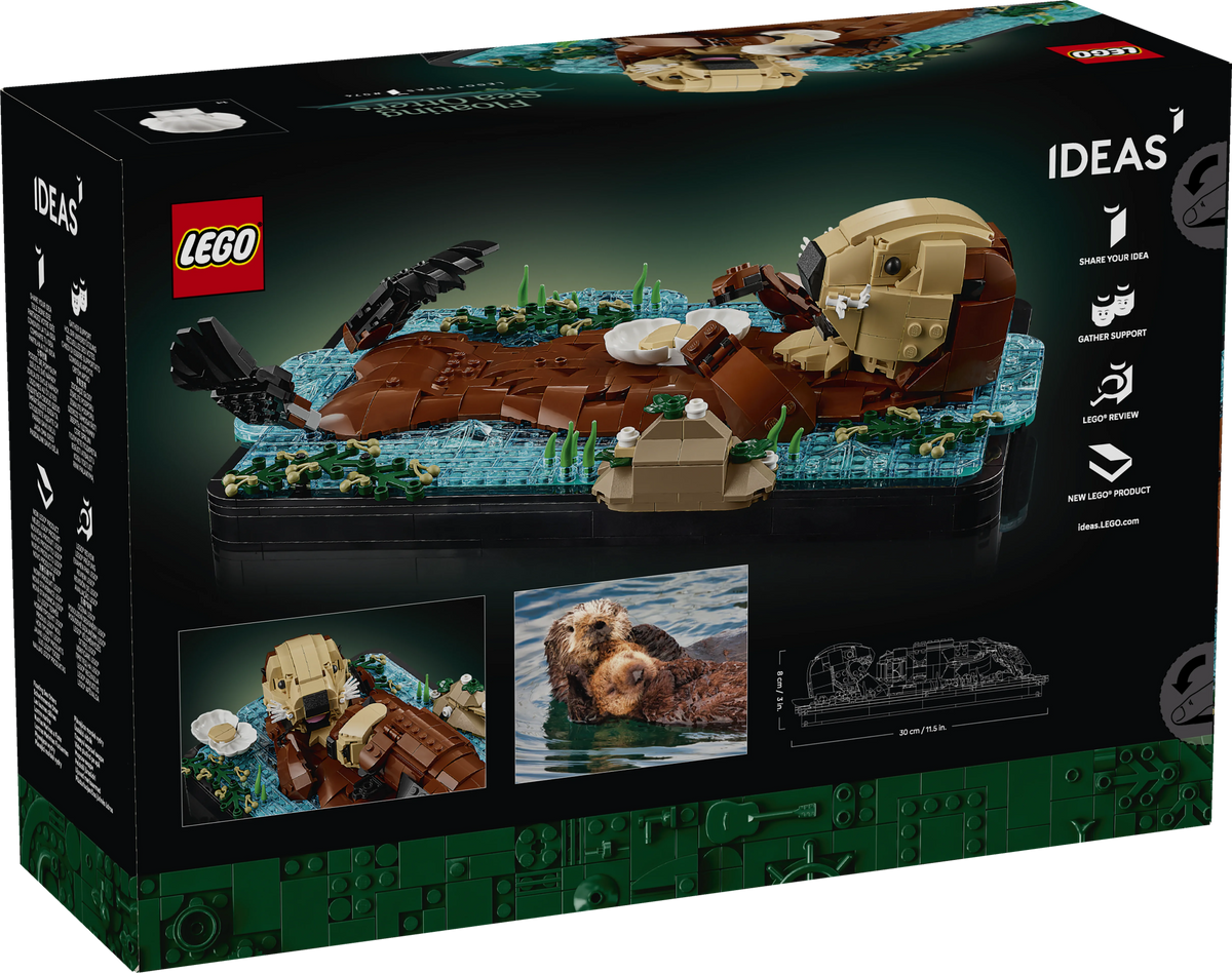 LEGO Ideas Floating Sea Otters Building Set 21366