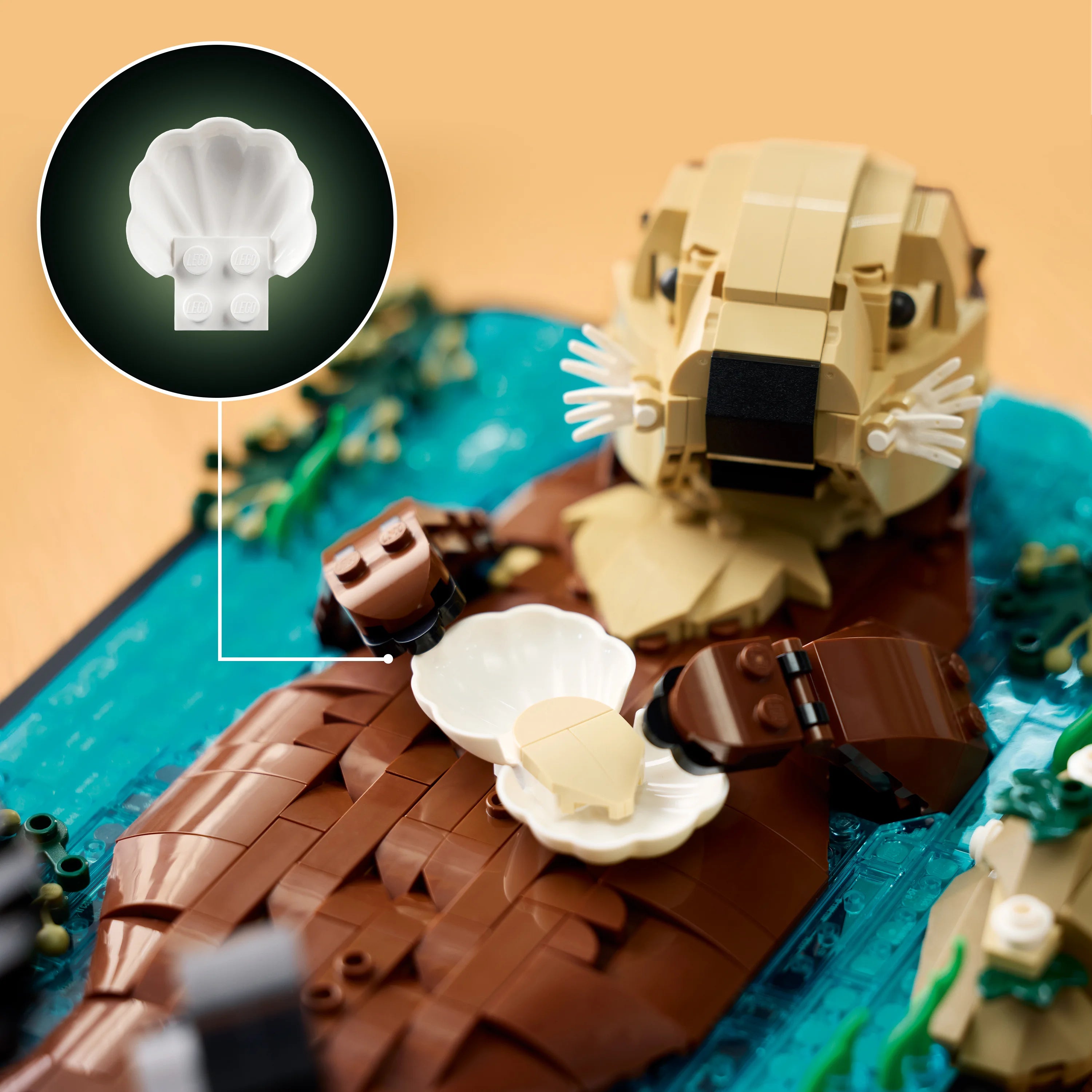 LEGO Ideas Floating Sea Otters Building Set 21366