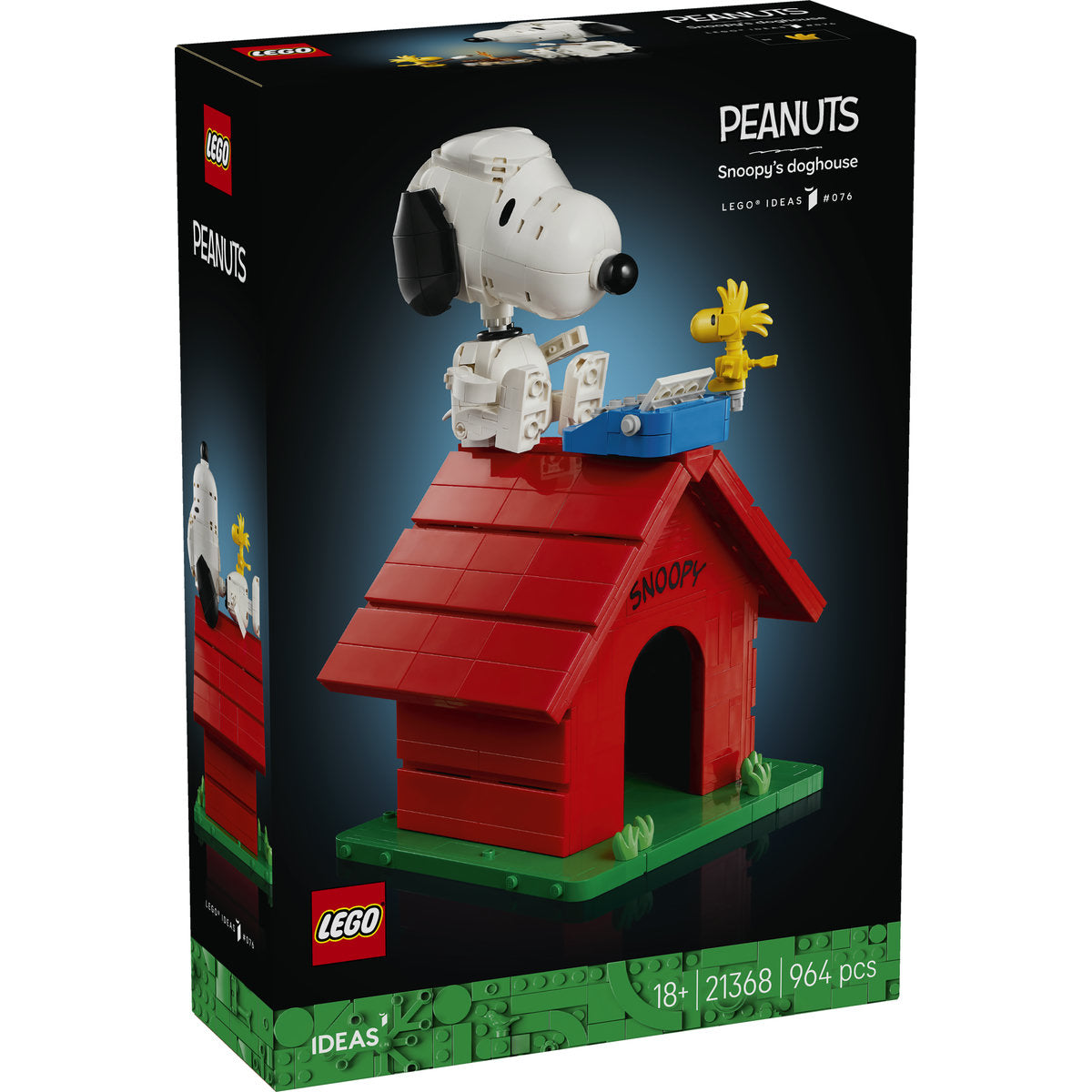LEGO Ideas Peanuts Snoopy's Doghouse Building Set 21368