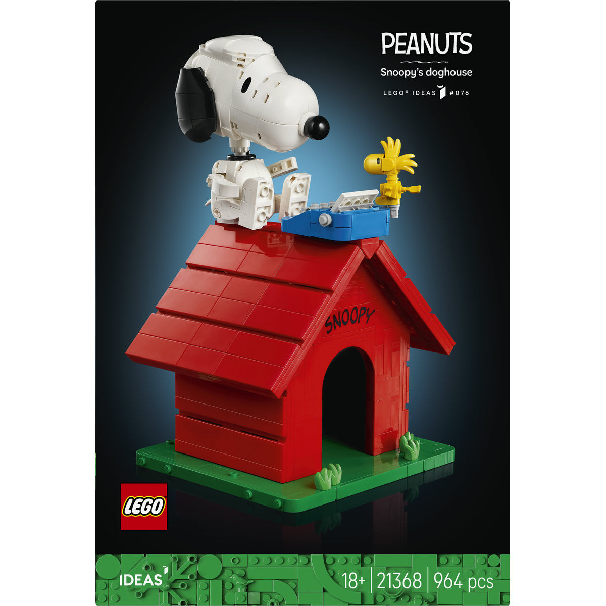 LEGO Ideas Peanuts Snoopy's Doghouse Building Set 21368