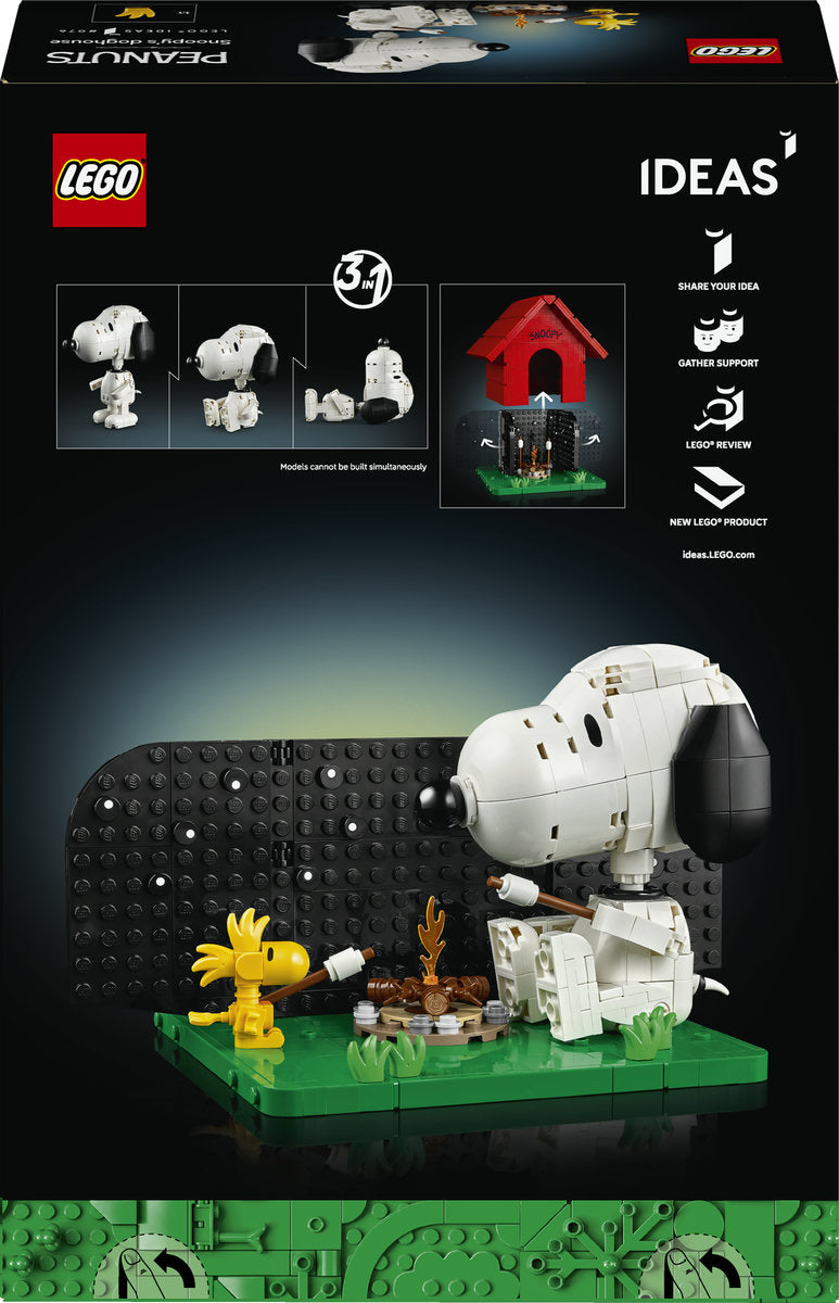 LEGO Ideas Peanuts Snoopy's Doghouse Building Set 21368