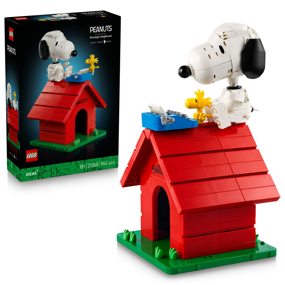 LEGO Ideas Peanuts Snoopy's Doghouse Building Set 21368