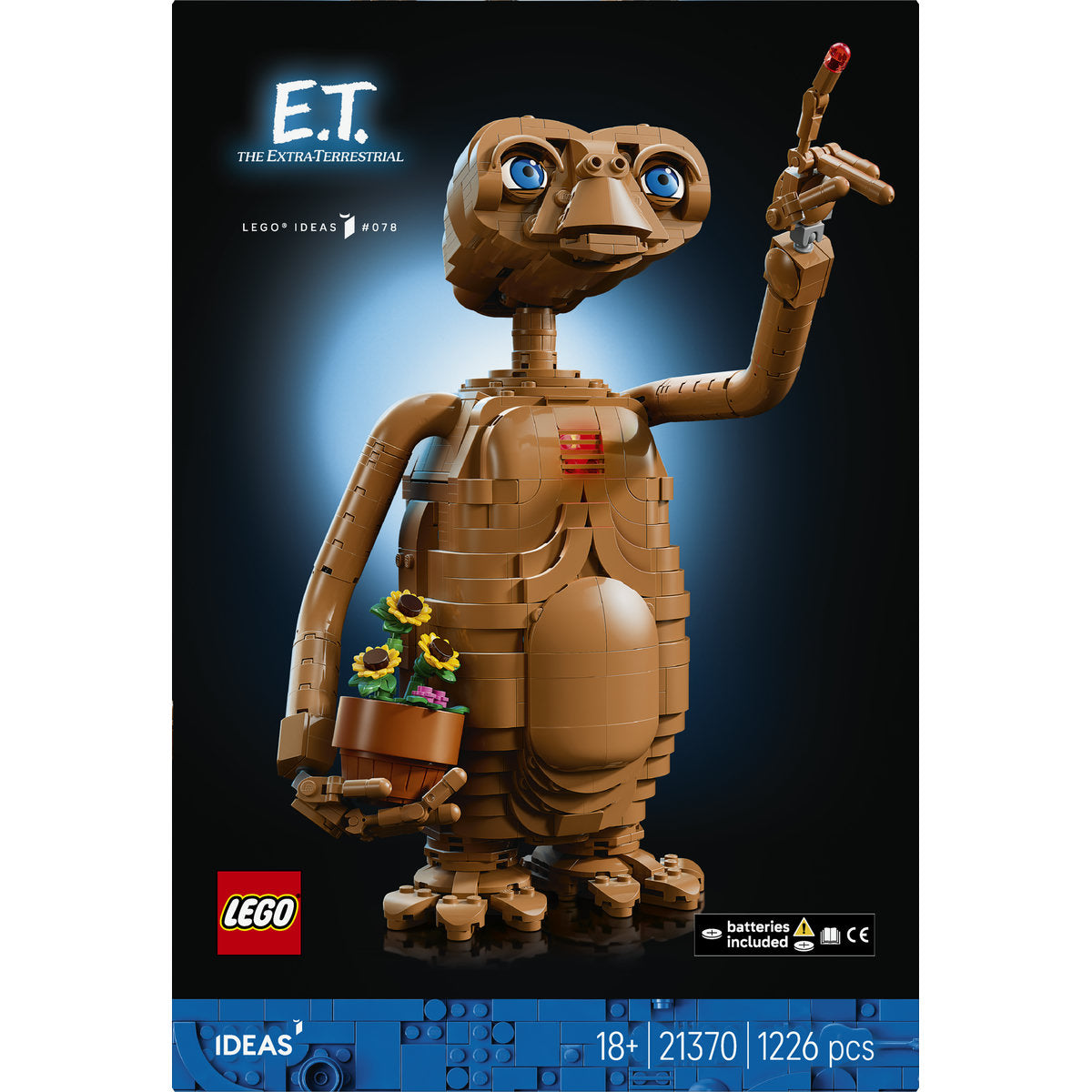 LEGO Ideas E.T. the Extra-Terrestrial Building Set 21370