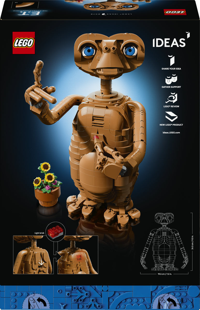 LEGO Ideas E.T. the Extra-Terrestrial Building Set 21370