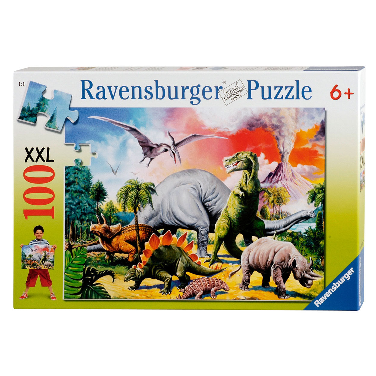 Ravensburger Among the Dinosaurs XXL 100 Piece Jigsaw Puzzle