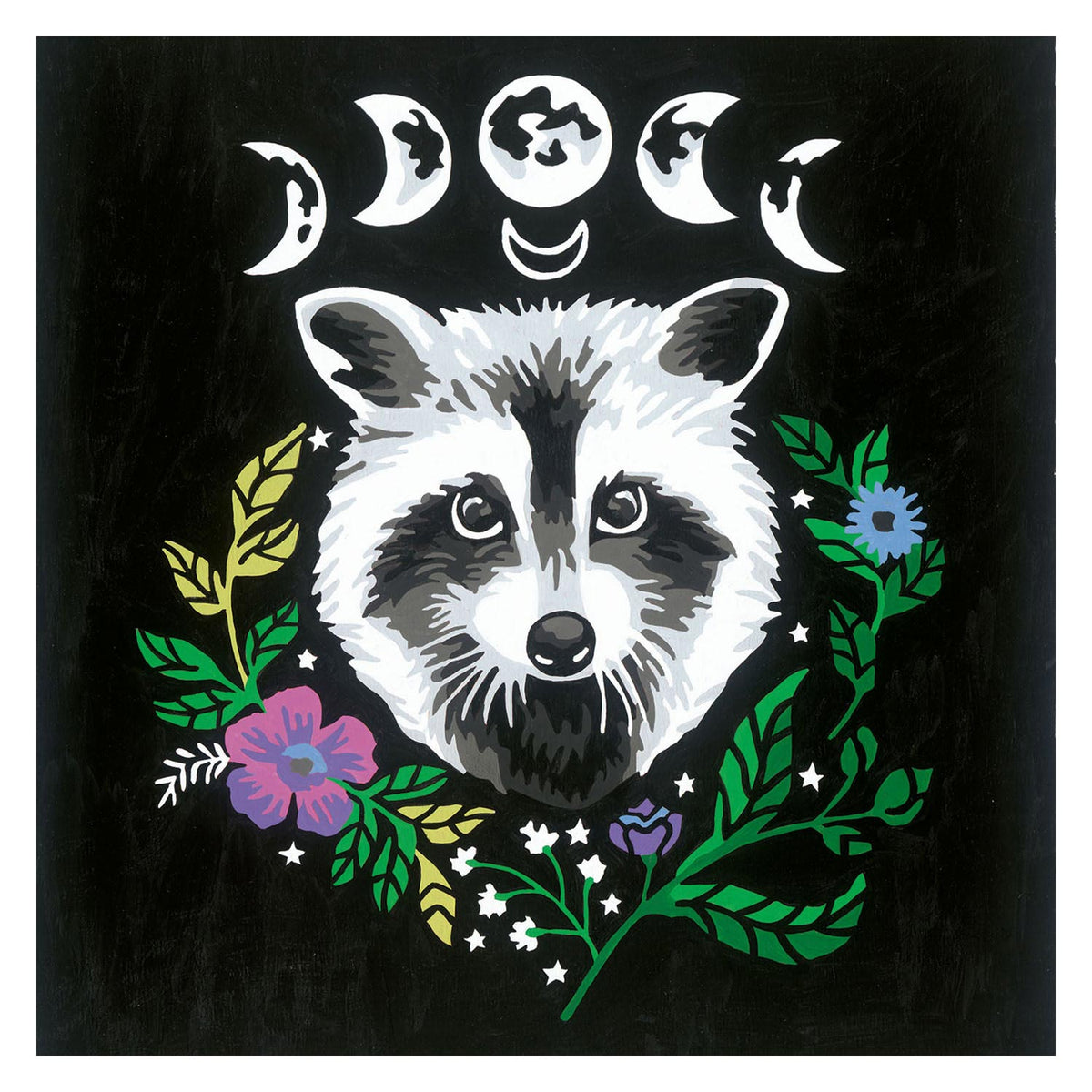 Ravensburger CreArt Pixie Cold Raccoon Paint by Numbers Set