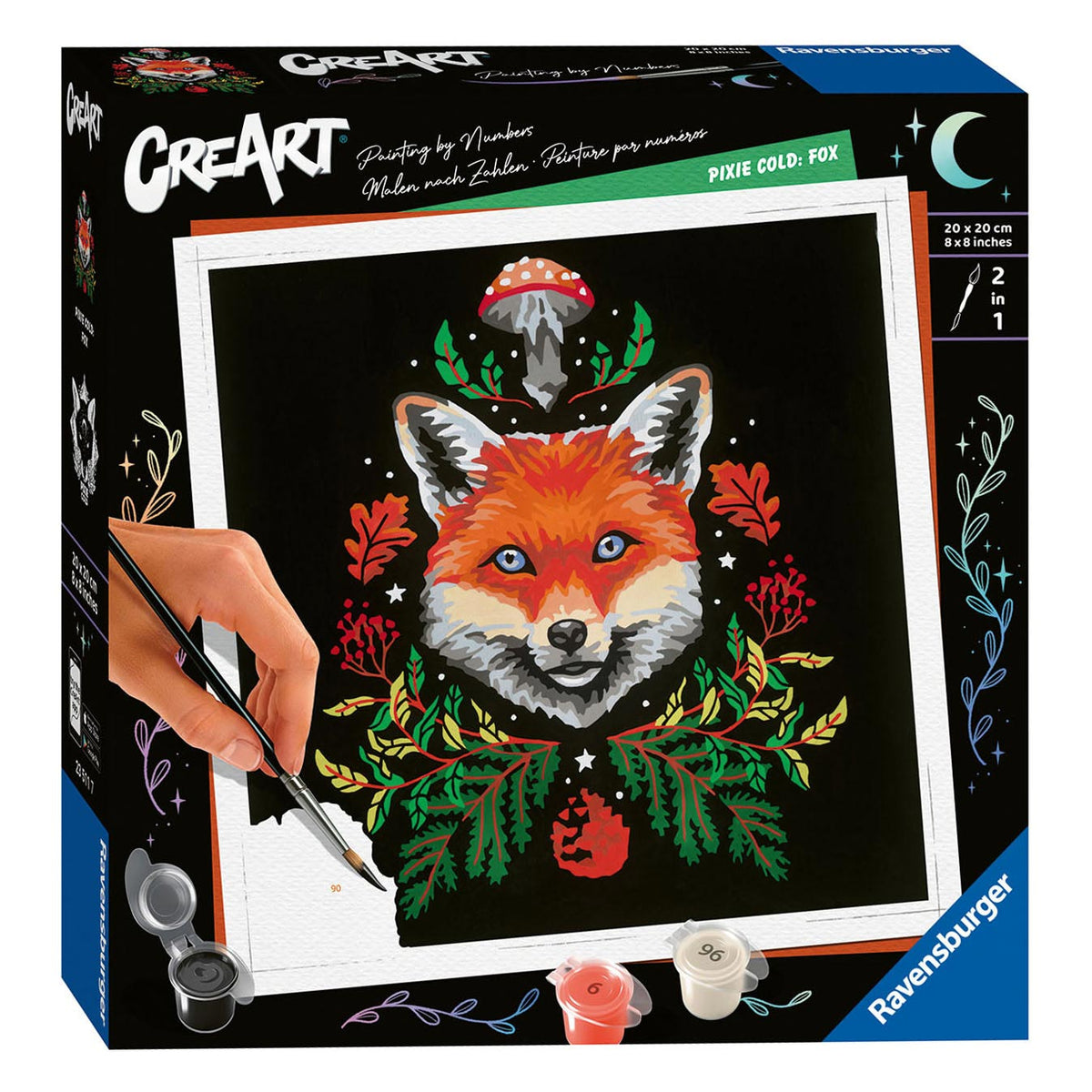 Ravensburger CreArt Pixie Cold Fox Paint by Numbers Set