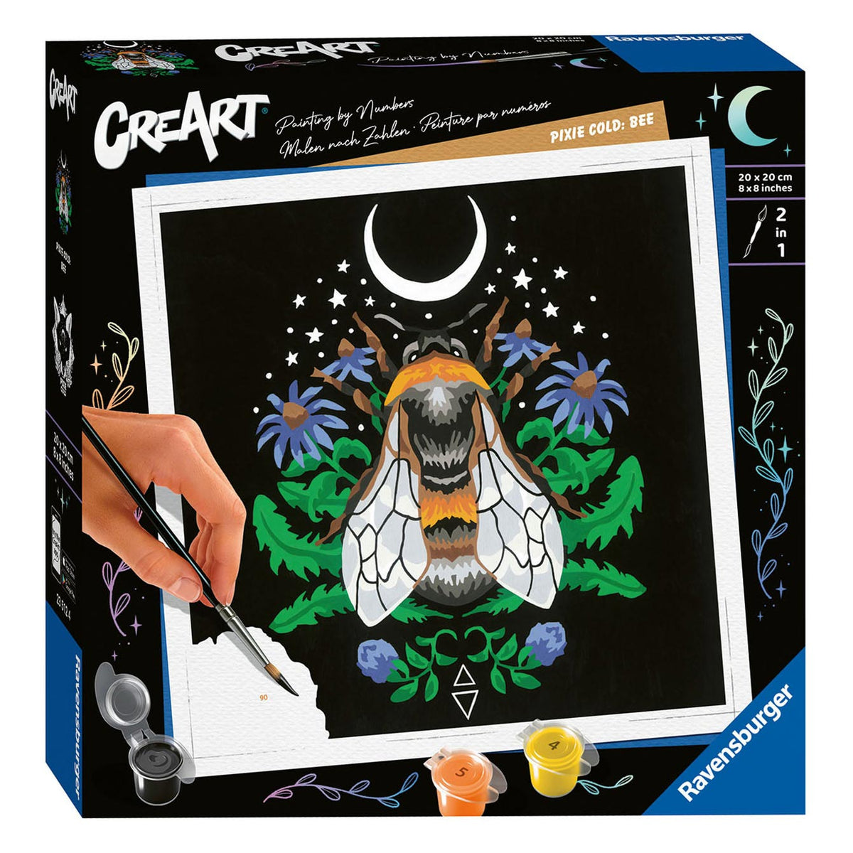 Ravensburger CreArt Pixie Cold Bee Paint by Numbers Set