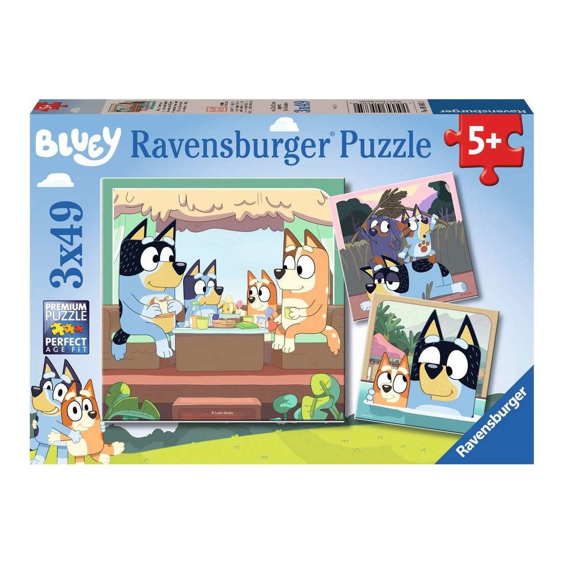 Ravensburger Bluey 3x49 Piece Jigsaw Puzzle
