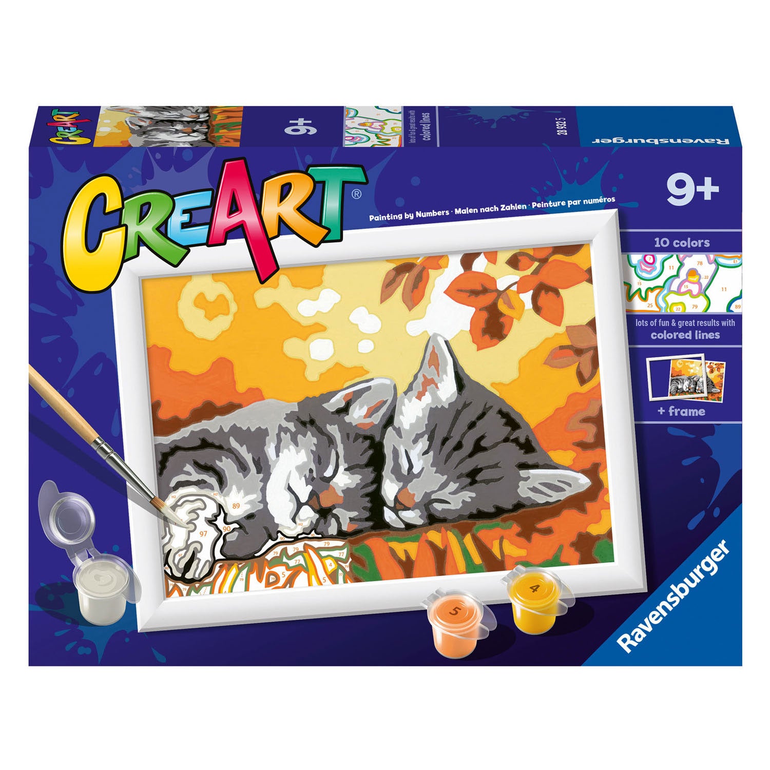Ravensburger CreArt Paint By Numbers - Autumn Kitties