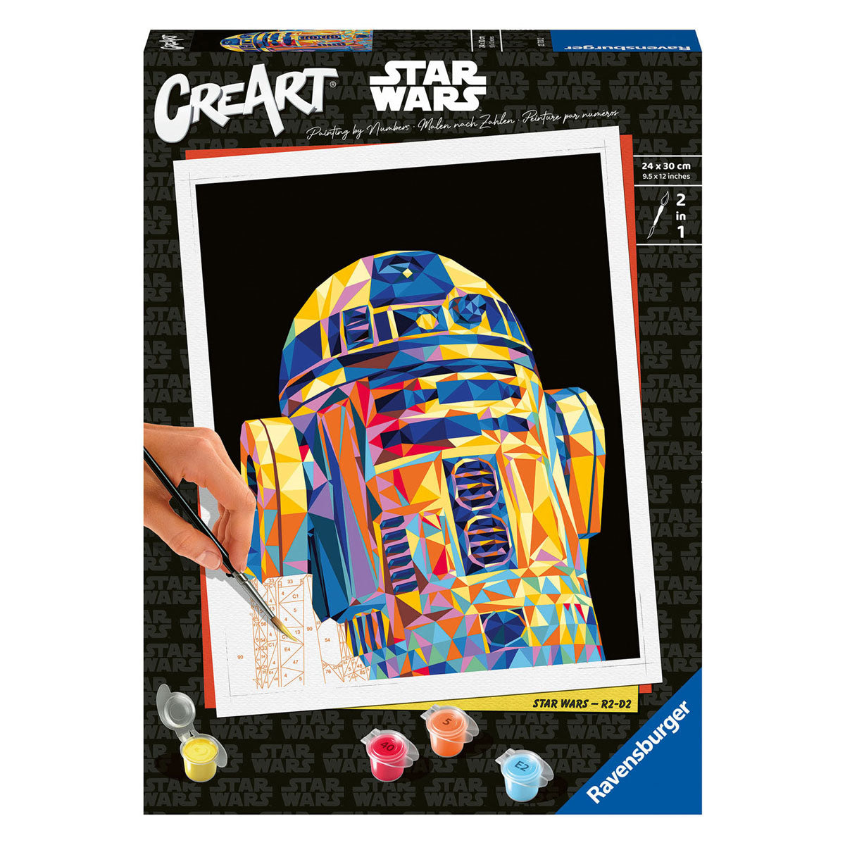 Ravensburger CreArt Paint By Numbers - Star Wars R2-D2