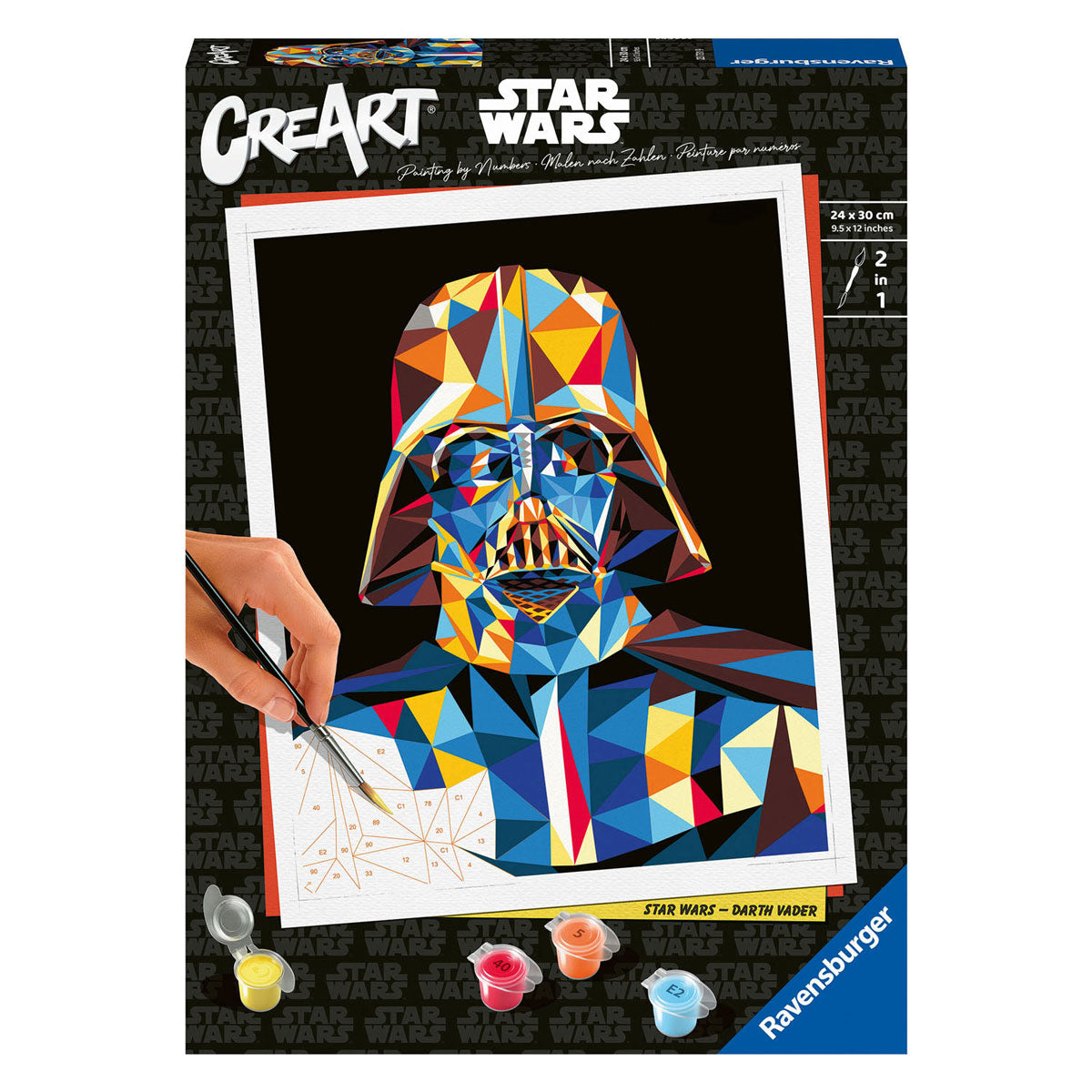 Ravensburger CreArt Star Wars Darth Vader Paint by Numbers Set
