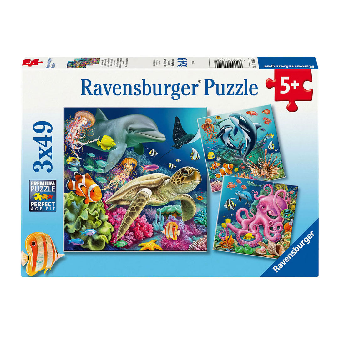 Underwater 3x49pc Puzzle