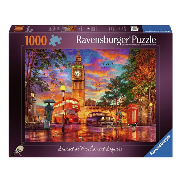 Ravensburger Sunset at Parliament Square 1000 Piece Jigsaw Puzzle