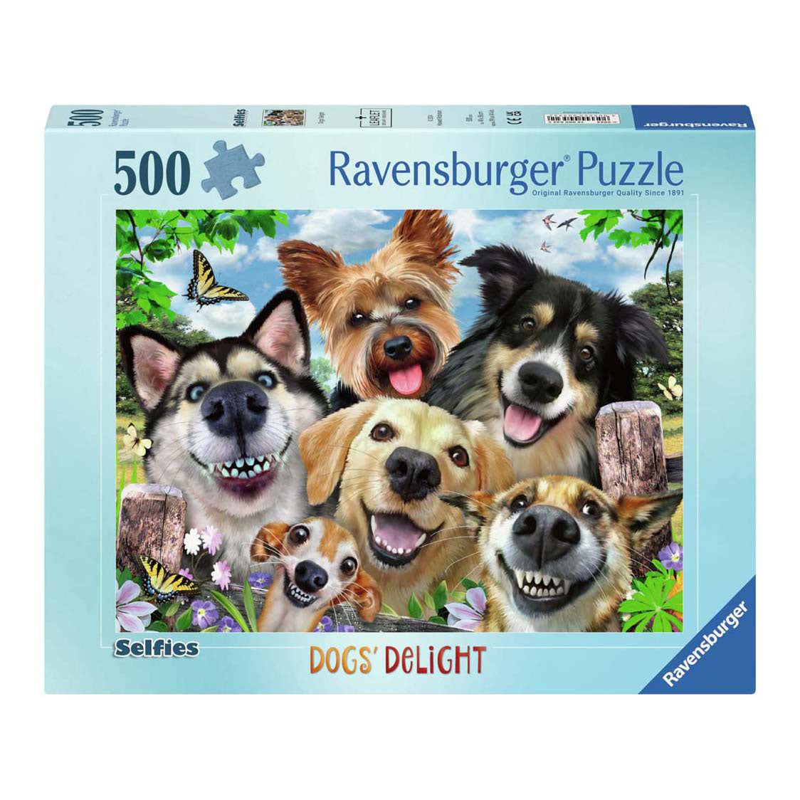 Selfie Dogs Delight 500pc Puzzle