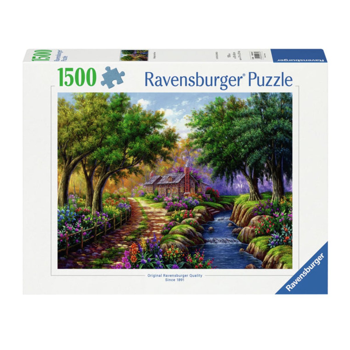Ravensburger Cottage by the River 1500 Piece Jigsaw Puzzle