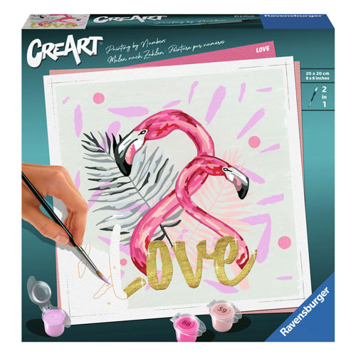 Ravensburger CreArt Love Paint by Numbers Set