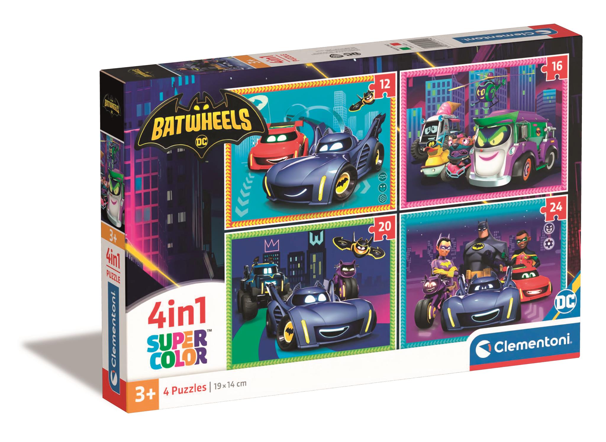 4 In 1 Batwheels Puzzle