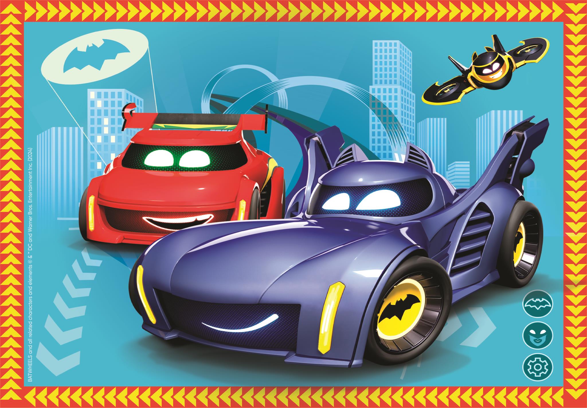 4 In 1 Batwheels Puzzle