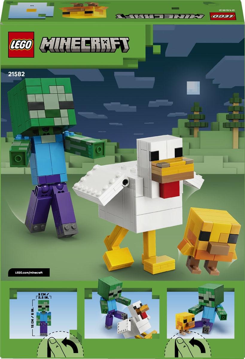 LEGO Minecraft Chicken Jockey Building Set 21582