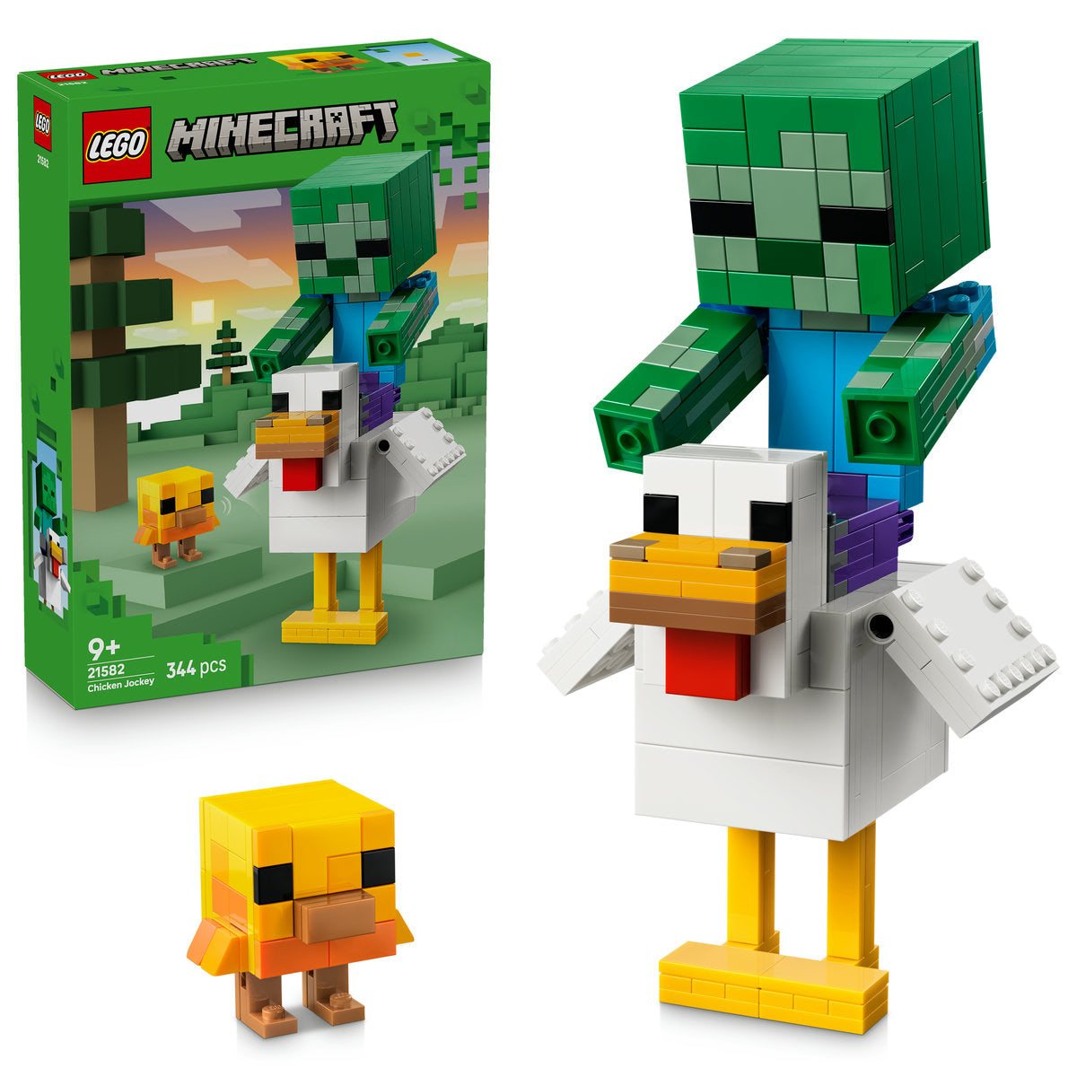 LEGO Minecraft Chicken Jockey Building Set 21582