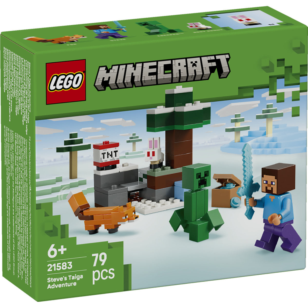 LEGO Minecraft Steve’s Taiga Adventure Toy 21583