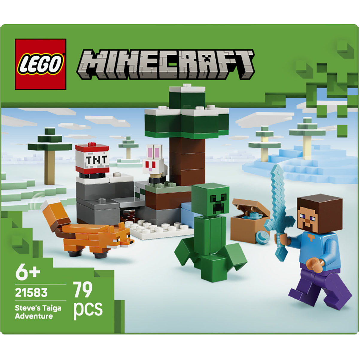 LEGO Minecraft Steve’s Taiga Adventure Toy 21583