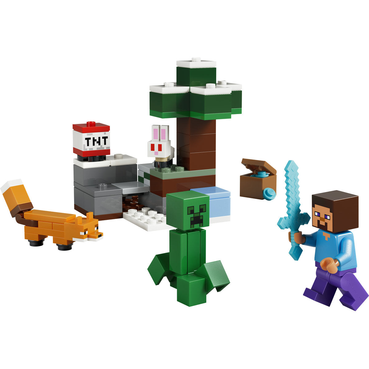 LEGO Minecraft Steve’s Taiga Adventure Toy 21583